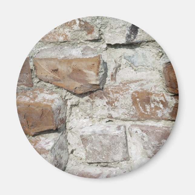 Bricks old wall magnet (Front)