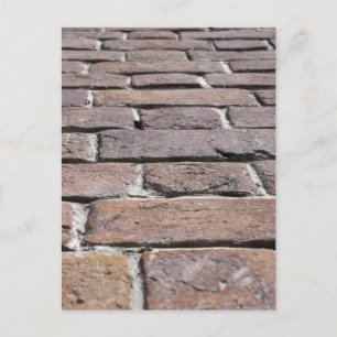 BRICKS WALL POSTCARD