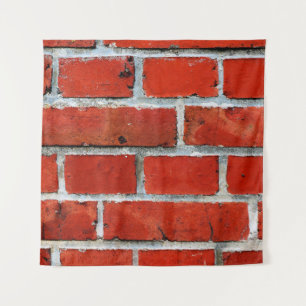 Bricks wall red bricks brick wall tapestry