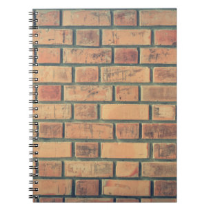 Bricks wall stone wall brick wall notebook