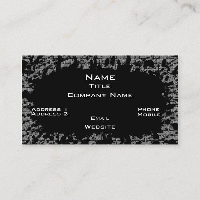 Brickwall Business Card (Front)