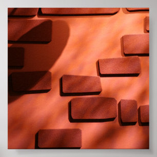 BrickWall Photo Backdrop Poster