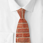 Brickwork pattern on a tie<br><div class="desc">A Neck Tie for a Builder, Bricklayer, or Construction Worker perhaps. A pattern of bricks forming a brick wall is the design. Bricklayer gift suggestion. Building supplies representative or any house builder would appreciate having this neck tie. A great gift idea for anyone in the construction industry.</div>