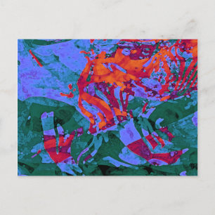 "Brickworks: Advent" Colourful Art Post Card
