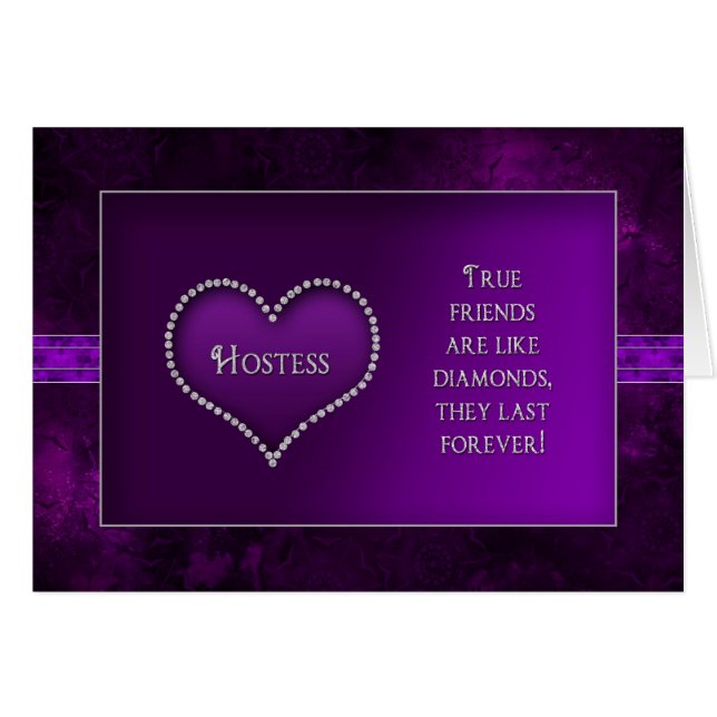 Bridal attendants Invitation -HOSTESS - (Front Horizontal)