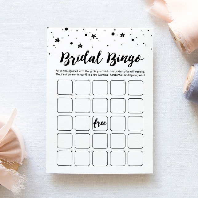 Bridal Bingo Bridal Shower and Hen Party game Card (Creator Uploaded)