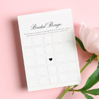 Bridal Bingo Bridal Shower Game