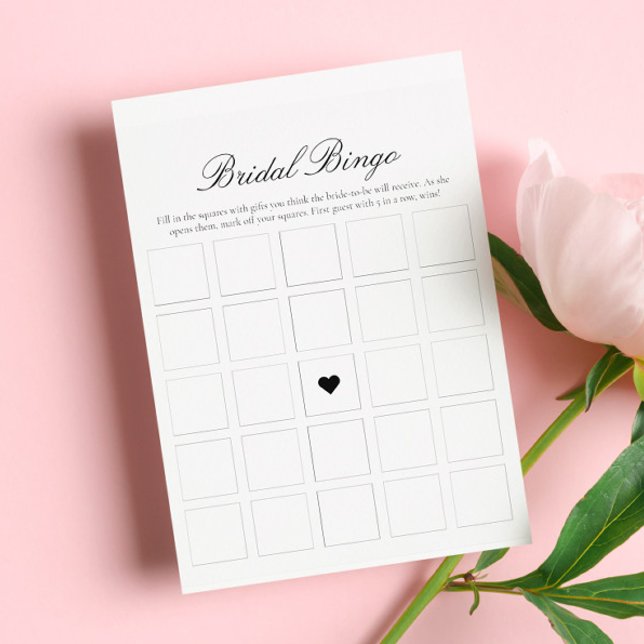 Bridal Bingo Bridal Shower Game Flyer (Creator Uploaded)