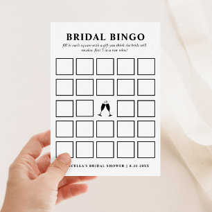 Bridal Bingo Card
