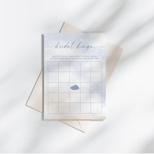 Bridal Bingo Cloud 9 Bridal Shower Game Invitation