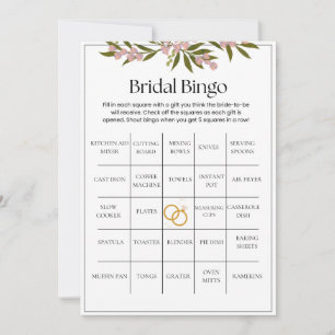 Bridal Bingo Invitation