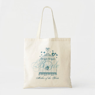 Bridal Bird Cage Wedding Party Gift Tote Bag