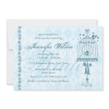 Bridal Birdcage Wedding Shower Invitation