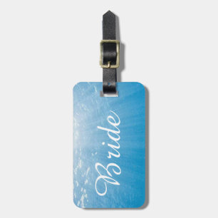 Bridal Bliss Shades: Customise Your Seascape Luggage Tag