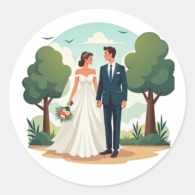 Bridal Bliss Sticker Pack (Front)
