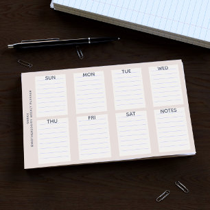 Bridal Blush Weekly Planner Post-it® Notes