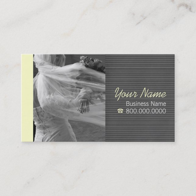 Bridal Boutique Business Cards (Front)