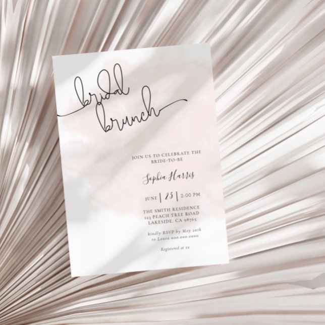 Bridal Brunch Minimalist Script Invitation (Creator Uploaded)