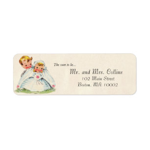 Bridal Couple Labels