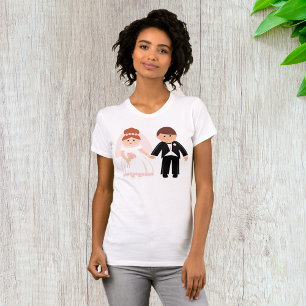 Bridal Couple Womens T-Shirt