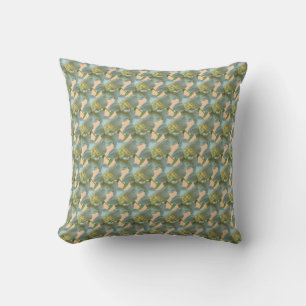 Bridal Crown Daffodil Pattern Cust. Throw Pillow