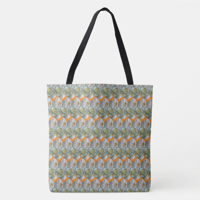 Bridal Crown Daffodils Pattern Tote Bag (Front)