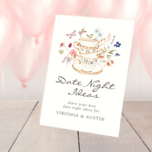 Bridal Date Night Ideas Sign