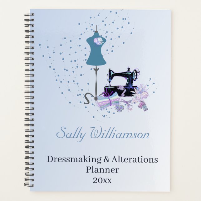 Bridal Dress Alterations Blue Planner (Front)
