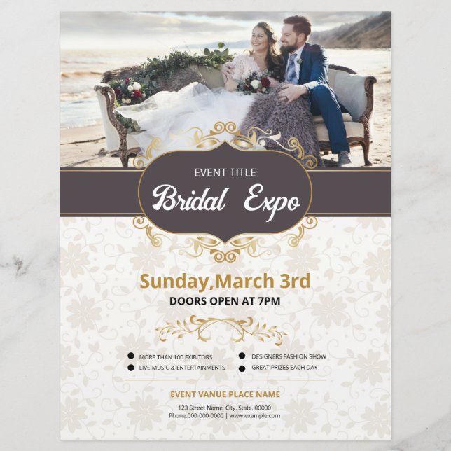 Bridal Expo or Show Flyer (Front)