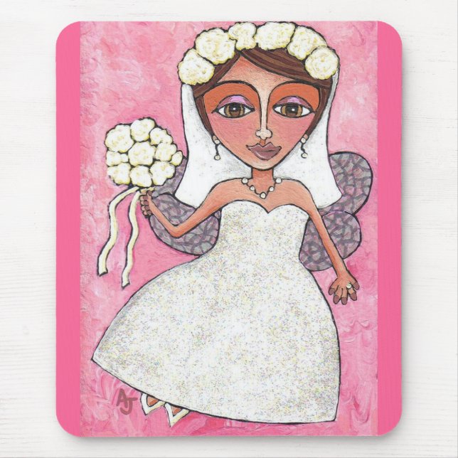 Bridal Fairy & Roses - mousepad (Front)