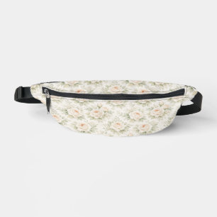 Bridal Floral Pattern Bum Bags