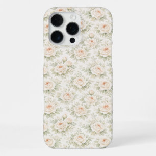 Bridal Floral Pattern iPhone 16 Pro Max Case