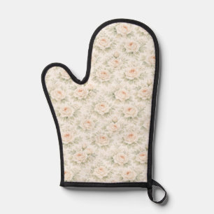 Bridal Floral Pattern Oven Mitt