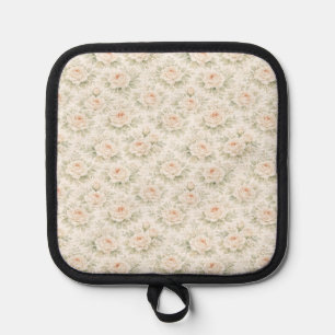 Bridal Floral Pattern Pot Holder