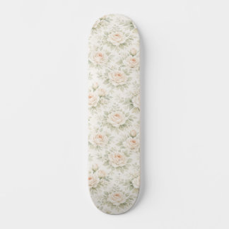 Bridal Floral Pattern Skateboard