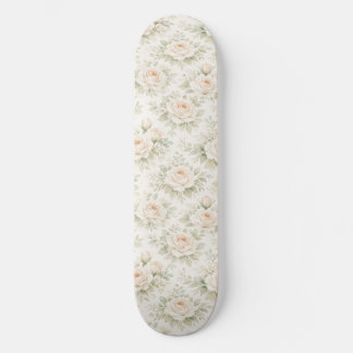 Bridal Floral Pattern Skateboard