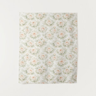 Bridal Floral Pattern Tapestry