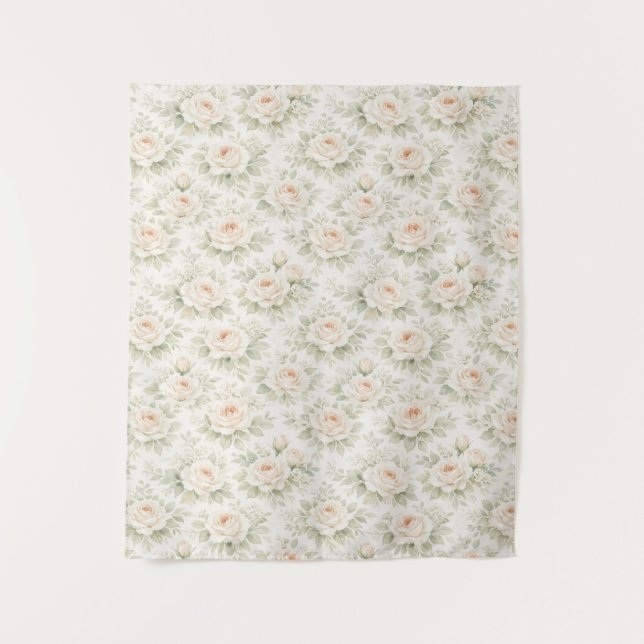 Bridal Floral Pattern Tapestry (Front)