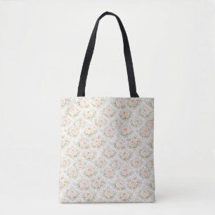 Bridal Floral Pattern Tote Bag