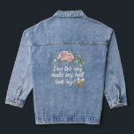 Bridal Gift Denim Jacket for Bachelorette Party<br><div class="desc">"Does This Ring Make My Butt Look Big?" Blue Jean Jacket – The Only Answer is YES, Queen! 💍👖 Here comes the bride… and she’s got style, sass, and a whole lot of bling! The "Does This Ring Make My Butt Look Big?" Blue Jean Jacket is the perfect way to...</div>