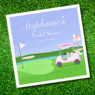 Bridal Golf Bridal Shower Brunch  Napkin