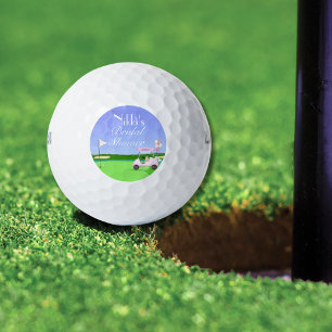Bridal Golf Cart Golf Bridal Shower Balls