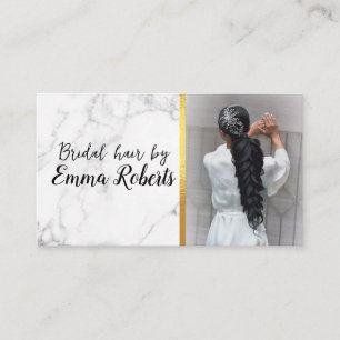 Bridal hair Wedding Hairstyles Business Card