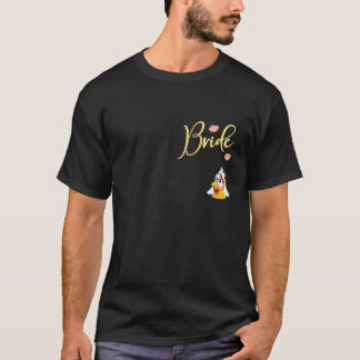 Bridal Hen Party Funny Chicken Veil Bride T-Shirt