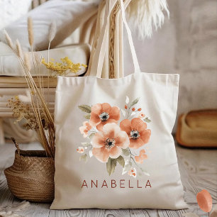 Bridal Party Boho Floral Mother’s Day Mum Custom Tote Bag