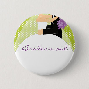 Bridal Party Bridesmaid Button / Pin