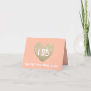 Bridal Party Card - I DO