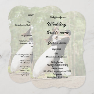 Bridal party celebration  invitation