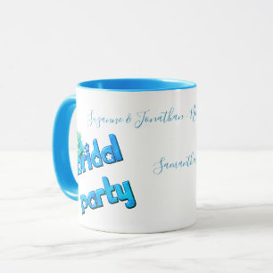 Bridal Party Cute Personalised Wedding Mug