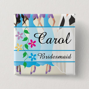 Bridal Party Dinner and Rehearsal Name Buttons